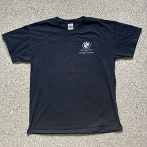 BMW black short sleeve motorcycle T-Shirt Large